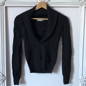 Open chest black top